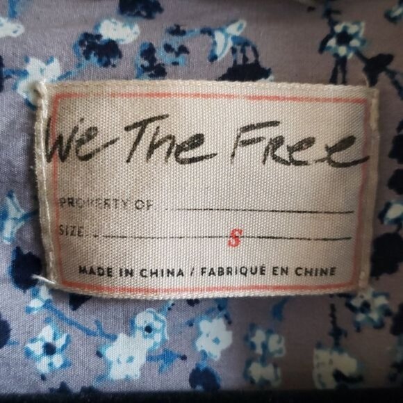 We The Free Apollo Army Patchwork Jacket Size Small - Picture 7 of 14